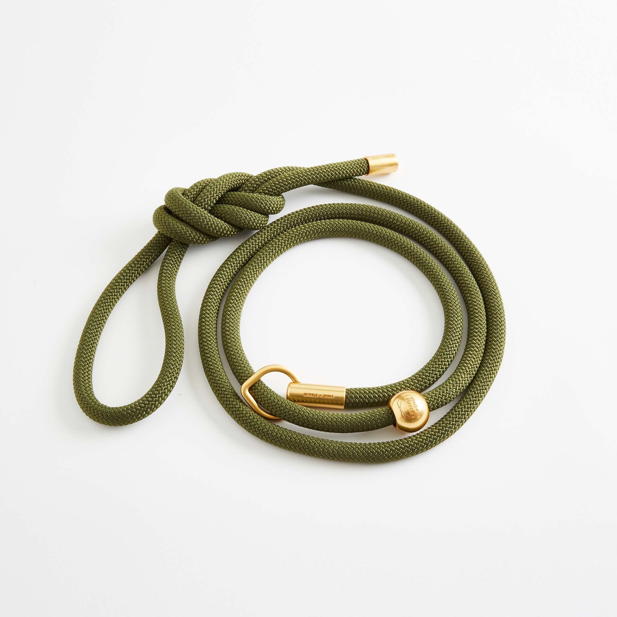 Olive Gold Simple Slip Lead™ + Simple Slip Collar™ Bundle